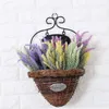 Romantik Provence Lavanta Çiçeği İpek Yapay Çiçekler bitkiler Sahte Artificiales Flores Düğün Ev Bahçe Masa Dekorasyon
