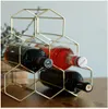 Iron honeycomb grape wine racks Other Kitchen Storage fittings Living room bar cabinet Shop display rack