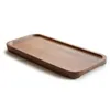 black rectangular tray