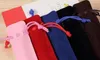 1500 pcs Velvet Pen Pouch Holder Single Pencil Bag Pen Case Rope Locking Gift Bag