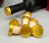 200PCS T-Shape Wine Stopper Silicone Plug Cork Bottle Stoppar Röd Vin Cork Bottle Plug Bar Tätning Kap Korkar För Öl # 29587