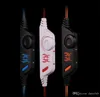 Nowe Głębokie Głębokie Głębokie Słuchawki Stereo Otoczone Słuchawki Gaming Headset Headset Słuchawki ze światłem dla PC LOL gry DHL Darmowa wysyłka
