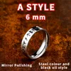 316L Pierścień ze stali nierdzewnej Styl mody Mężczyźni i kobiety retro odin biżuteria Viking Kobieta Amulet Vintage Norse Rue Words Rings7088796