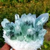 About 200g 300g 400g 500g New Find Green Phantom Quartz Crystal Cluster Mineral Specimen Healing236H