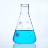 1pc Lab Supplies Wide Neck Big Mouth High Quality Triangle Glass Flask Conical Flask Erlenmeyer7350470