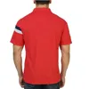 Camisa polo dos homens do vintage Camiseta polo do golfe para os homens Use tops de manga curta T-shirt Camisetas Camisetas Camisetas