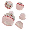 Xmas barn vinter hatt baby pompom hattar barn stickning virka varm kepsar barn mössa pojkar tjejer mössor m2167