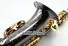 Julius Keilwerth SX90R Shadow Alto Saxophone Brass Eb Tune Musical Instrument E Flat Black Nickel Gold Carved High Quality Sax wit9520448