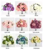 Decorative Flowers & Wreaths Custom 35cm Silk Peonies Artificial Flower Ball Centerpieces Arrangement Decor For Wedding Backdrop Table 13 Co