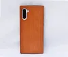 2020 Mise à jour Couverture de téléphone en bois naturel pour Samsung Galaxy Note 10 plus / S10 / S9 Bois + TPU Étuis en bambou uni Coque arrière de protection pour iphone 11