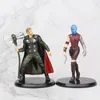 Avengers Figuras de acción Juguetes dibujos animados Anime Superhéroe iron Man 8 estilos Muñecas modelo Decoración de escritorio C6732