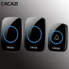 CACAZI WIRELESS DOORBELL Waterproof IP44 300M Long Remote EU AU UK US US Plug Smart Home Door Bell 38 Chime for Home Use266T3524953