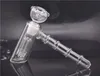 Mini Glass Hammer Bongs Percolateur à 6 bras Portable Fumer des conduites d'eau barboteur Bangs de brûleur à mazout en verre avec tuyau et bol de brûleur à mazout de 18 mm
