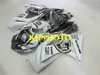 Hi-Grade Injection Mote Motorcycle Fairing Kit för Suzuki GSXR1000 K7 07 08 GSXR 1000 2007 2008 ABS Vit svart Fairings Set + Gifts SX29