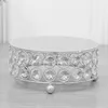 Nouveau avec des centres de table en cascade de perles de cristal et un support de fleurs pour le décor de mariage679
