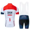 Marque IAM classique maillot de cyclisme respirant cuissard à bretelles noir complet avec jambe en tissu italien et 9d Gel Pad vêtements de vélo 13103205