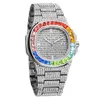 Orologi da uomo Top Diamond Iced Out Calendario aziendale Orologio al quarzo Uomo Impermeabile relogio masculino zegarek meski