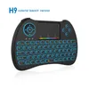 Rainbow Regullit Mini H9 podświetlenie Qwerty klawiatura Touchpad bezprzewodowe zdalne sterowanie 2,4 GHz myszy lotnicze dla mini komputery telewizyjne z Android