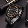 Men's Fashion Casual Sport Quartz Watch Mens Watches Top Brand Luxury Leather Drop Shipping Wristwatch Male Clock CURREN 8217 LY191206