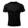 Running Jerseys Fitness Top Sport T Shirt Men Cotton Bodybuilding Crossfit Tshirt Workout Mens Gym Quick Dry T-Shirt