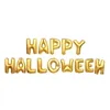 Happy Halloween Balloon Foil Letter Balloon for Party Decoration Black and Orange Balloons Party Supplies 4 colors