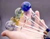 Верхнего качество Красочного Great PYREX 4.8inch Glass Oil Burner Труба Густого цвет стекло масла для ногтей трубы для стекла воды Бонг трубы мазок буровой установки