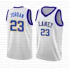 레이니 고등학교 23 마이클 JD 대학 대학 NCAA 농구 뉴저지 노스 캐롤라이나 주립 대학 유니폼