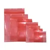 9 Sizes Plastic Red Antistatic Zipper Package Bag Electronics Data Line Anti-static Storage Pouches Reclosable Grocery Packing Zip Bags