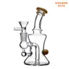 6" Tall Glass Bong Smoke Water Pipe Heady Tube with Bowl Oil Rig Diffuser Percolator Bubbler Hookah 1124
