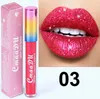 CMAADU Glitter Flip Lip Gloss Velvet Matte Lip Tint 6 Färger Vattentät långvarig Diamond Flash Shimmer Liquid Lipstick