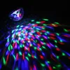 3W som ativado RGB LED de cristal Luz de Palco Magic Ball Disco Laser DJ de iluminação para casa partido Bar Iluminação Cénica / US / UK plug UE