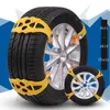 Auto Reifen Winter Fahrbahn Sicherheit Reifen Schnee Einstellbare Anti-Skid-Sicherheit Doppelschnell-Skid-Rad-TPU-Ketten