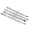 Full Beauty 1pcs Stainless Steel Nail Art Remover Spoon Double Side Pusher for Dead Skin Manicure Pedicure Tool CHFB26-40