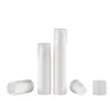 15ml 30ml 50ml White Empty Plastic Shampoo Cosmetic Sample Containers Emulsion Lotion Airless Pump Bottles LX2361