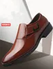 Gorąca sprzedaż - Mężczyźni Klasyczny Włoski Mężczyźni Buty Kostium Buty Balck Duży Rozmiar Zapatos De Hombre Calzado Hombre Homme Chaussure Ayakkab