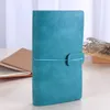 Solid Color Leather Notebook Handmade Vintage Diary Journal Books Retro Travel Notepad Sketchbook Office School Supplies Gift DBC VT0939