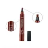 Suake Liquid Eyebrow Pen 5 Colors 4 Head Enhancer 4Tip Brow Longlasting Waterproof5027639