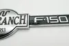Black Silvery White King Ranch F150 Car Side Sticker Door Tailgate Emblem Badge Letter 3D Nameplate Replacement for F-150271F