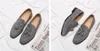 Designer luxe mannen Loafers Flats Suede Tassel Dress Shoes Oxfords Slip-on ademende Homecoming Party Kerstschoenen plus maat 38-45
