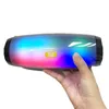 Mini TG165C petit haut-parleur Bluetooth Portable stéréo caisson de basses lumière LED Flash sans fil boîte à musique extérieure colonne Radio FM carte TF