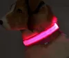 NEW Nylon LED Pet Dog Collar,Night Safety Flashing Glow In The Dark Dog Leash,Dogs Luminous Fluorescent Collars Pet Supplies WL429