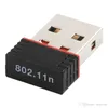 High speed USB 2.0 WiFi Wireless Adapter 150M Network LAN Card Mini 150Mbps 802.11 ngb For Windows XP PC Laptop Mini USB WIFI