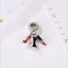 FITS Pandora Sterling 실버 팔찌 20pc 높은 뒤꿈치 립스틱 드레스 펜던트 매력 구슬 유럽 뱀 매력 체인 패션 DIY 쥬얼리