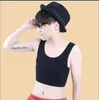 Geminbowl Sport Cosplay Les Pullover Tank Top Short Bustiers Chest Binder Tomboy Cotton Underhirt med Elastic Band19336199