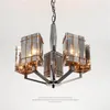Postmoderne kroonluchter lamp eenvoudige luxe kristal verlichting klassieke creatieve restaurant kunst led lampen factuur slaapkamer woonkamer