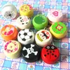 Mix Wholesale 6 stks Leuke Animal Prints Houten Lieveheersbeestje Speelgoed Kinderen Yo-Yo Creative Children Yoyo Ball