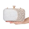 Mulheres Wedding Party Ladies Bag Designer-Glitter Evening Clutch Handbag Prom Bolsa Cadeia