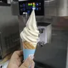 Machine à crème glacée molle de bureau, commerciale, pour parcs d'attractions, snacks, magasins scolaires