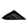 Auto Styling Auto Sticker 14 Kwart Zijruit Lamellen Scoop Cover Vent Spoiler Panel Voor Honda Civic 20162018 BlackCarbon6601553