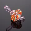 Glas-Vergaserkappe, farbige Kappen, Raucherzubehör mit Loch auf der Oberseite, Durchmesser 32 mm, für Banger Nail Dab Rigs